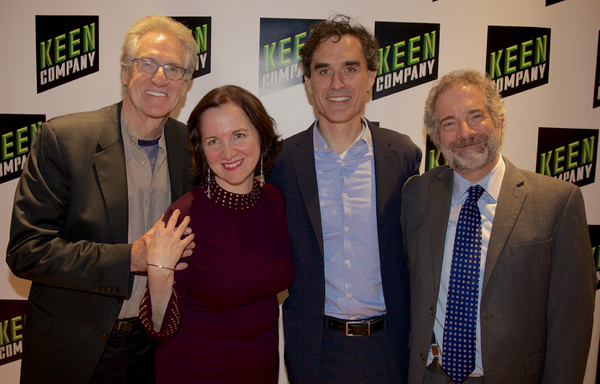 Paul O'Brien, Pamela Sabaugh and Tommy Schrider with Keen's Artistic Director Jonatha Photo