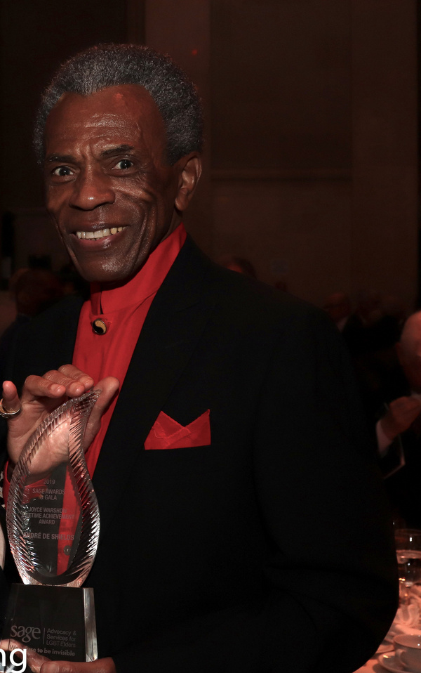 Andre De Shields, Emmy and Tony Award?winning actor, recipient of the Joyce Warshow L Photo
