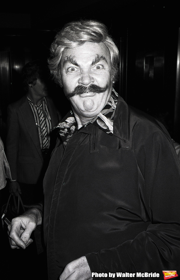 Rip Taylor leaving the NBC building on September 1, 1982 in New York City. Photo