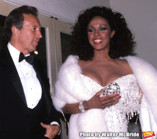 Vic Damone and Diahann Carroll attends the 38th Annual Primetime Emmy Awards on Septe Photo