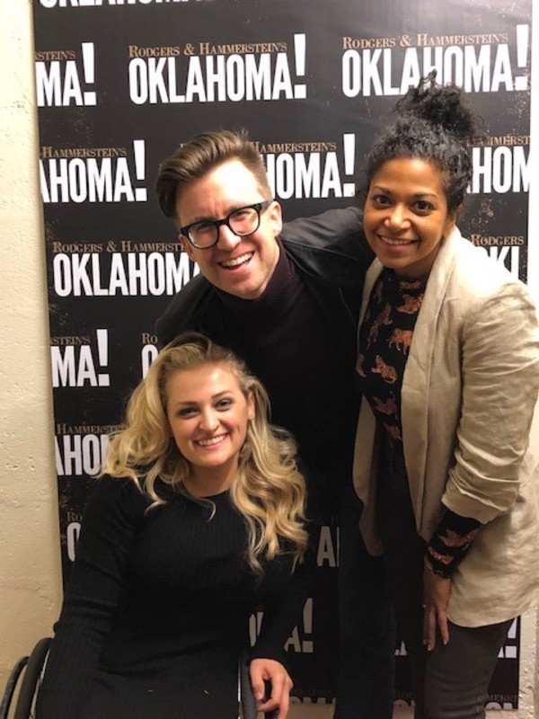 Photo Flash: Gavin Creel Visits OKLAHOMA! Image