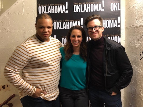 Photo Flash: Gavin Creel Visits OKLAHOMA! Image