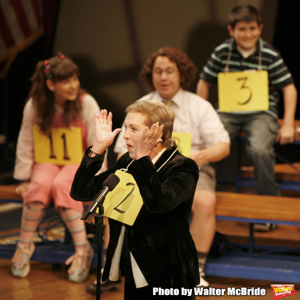 Julie Andrews joins the gang at THE 25th ANNUAL PUTNAM COUNTY SPELLING BEE on stage a Photo