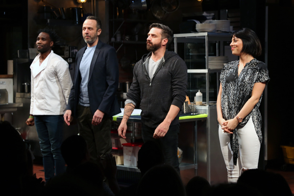 W. Tre Davis, David Mason, Raul Esparza, Krysta Rodriguez Photo