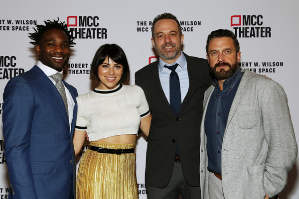 W. Tre Davis, Krysta Rodriguez, David Mason, Raul Esparza Photo