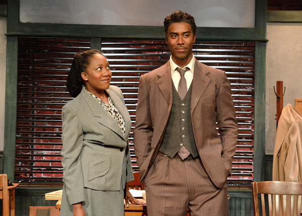 Photo Flash: The Cast Of THE DOUBLE V Shines At The Matrix Theatre 