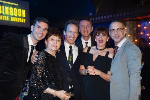 Jeffrey Seller, Andrew Lippa, and family
 Photo