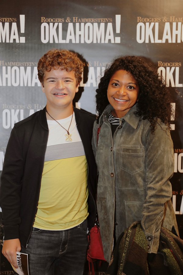 Photo Flash: Gaten Matarazzo Visits OKLAHOMA! Image