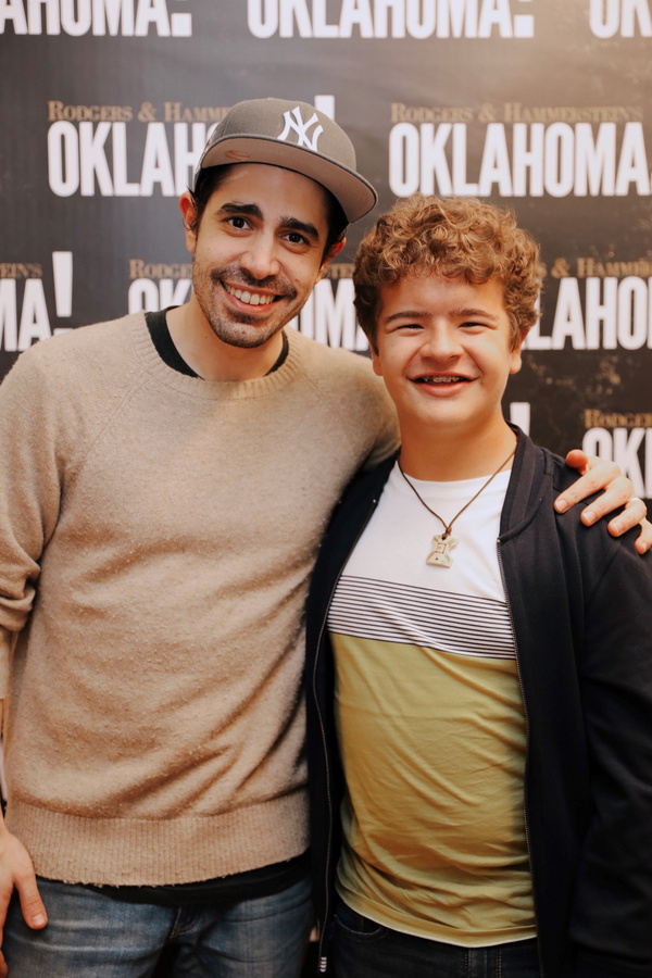 Photo Flash: Gaten Matarazzo Visits OKLAHOMA! Image
