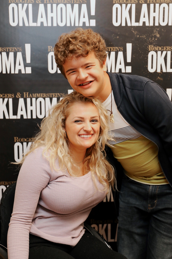 Photo Flash: Gaten Matarazzo Visits OKLAHOMA! Image
