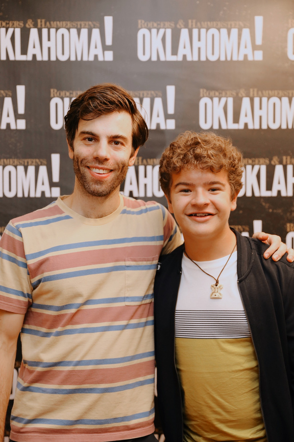 Photo Flash: Gaten Matarazzo Visits OKLAHOMA! Image
