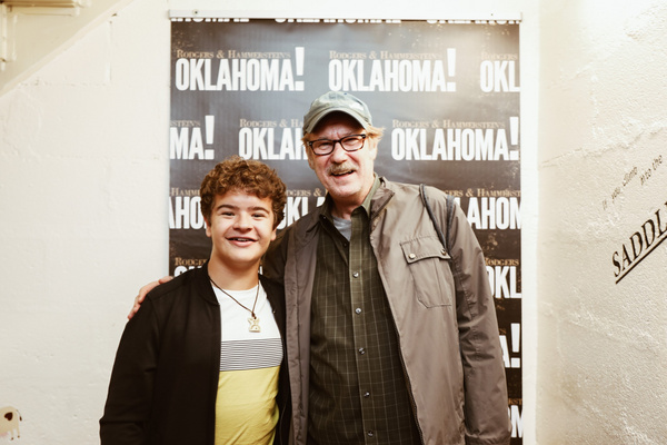 Photo Flash: Gaten Matarazzo Visits OKLAHOMA! Image