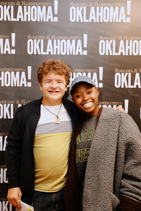 Photo Flash: Gaten Matarazzo Visits OKLAHOMA! Image