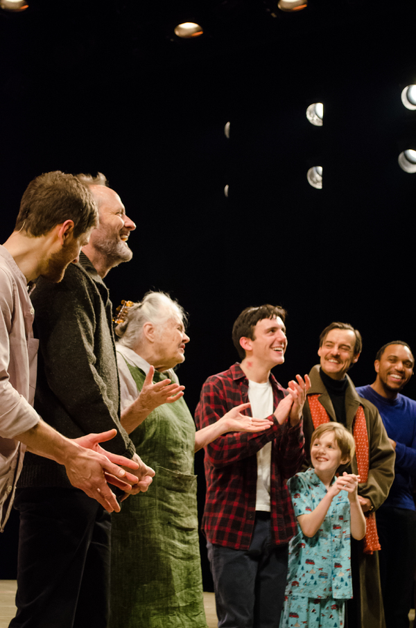 John Benjamin Hickey, Lois Smith and the company of 'The Inheritance' Photo