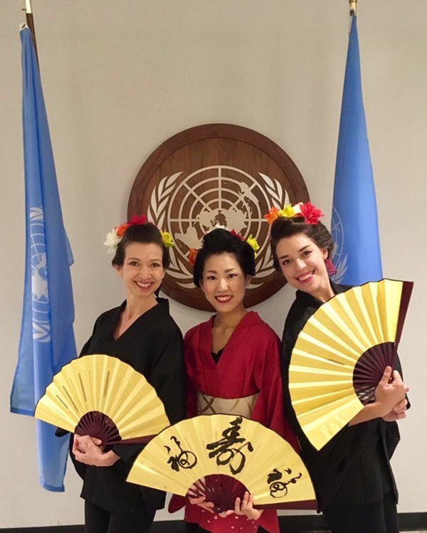 (From left) Avery MacGee, Popra Nakayama, Sarah Doudna Photo