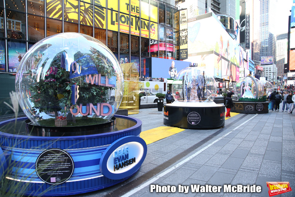 Photo Coverage: Times Square Gets Decked Out with Broadway Show Globes 