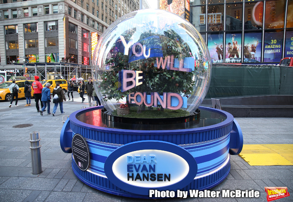 Photo Coverage: Times Square Gets Decked Out with Broadway Show Globes 