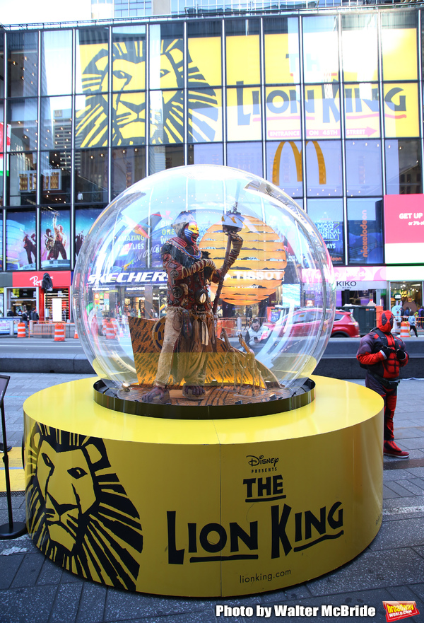 Photo Coverage: Times Square Gets Decked Out with Broadway Show Globes Image