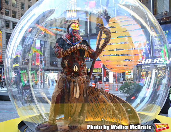 Photo Coverage: Times Square Gets Decked Out with Broadway Show Globes Image