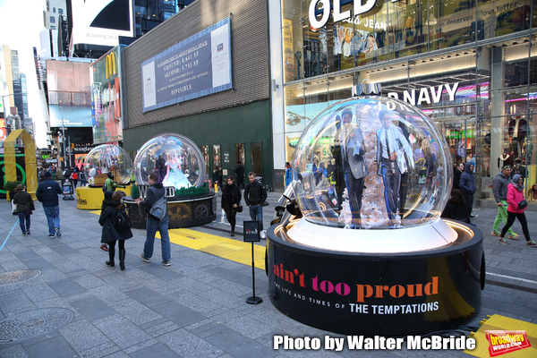 Photo Coverage: Times Square Gets Decked Out with Broadway Show Globes Image