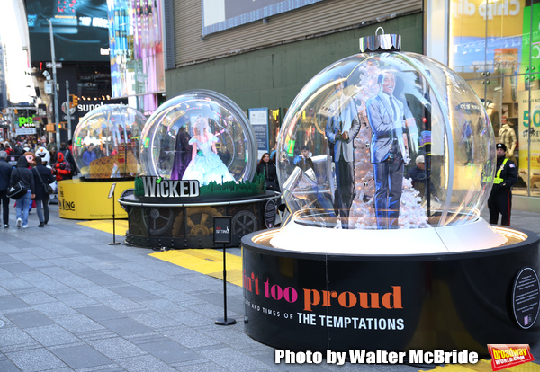 Photo Coverage: Times Square Gets Decked Out with Broadway Show Globes Image