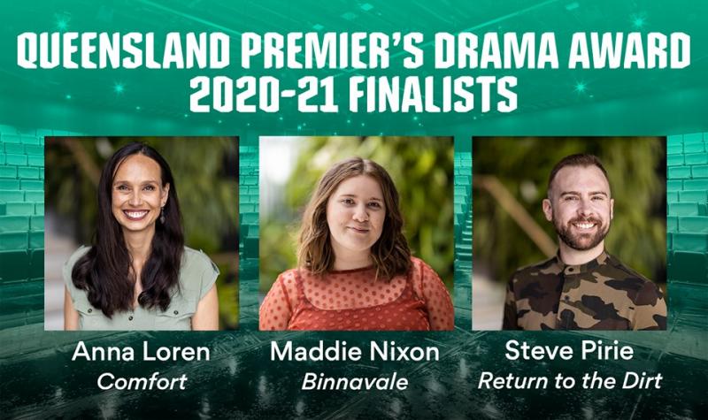 FINALISTS ANNOUNCED FOR QUEENSLAND PREMIER'S DRAMA AWARD 2020-21 Image