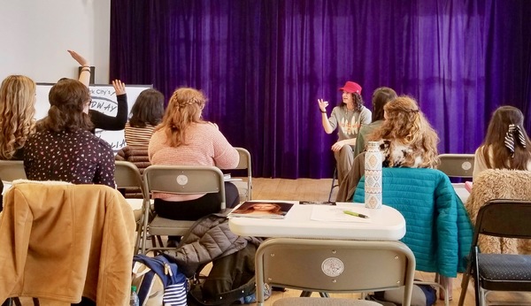 Photo Flash: Jackie Burns Inspires Students at One Day Master Class with Broadway Artists Alliance Image