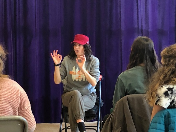 Photo Flash: Jackie Burns Inspires Students at One Day Master Class with Broadway Artists Alliance Image
