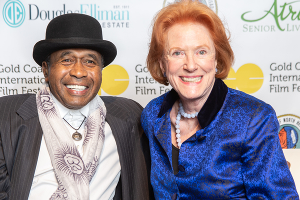 Ben Vereen & Edwina Sandys, World -renowned artist Photo