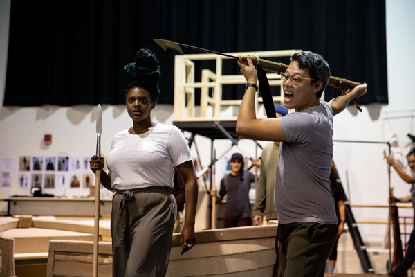 Photo Flash: Inside Rehearsals For MOBY-DICK at ART Image