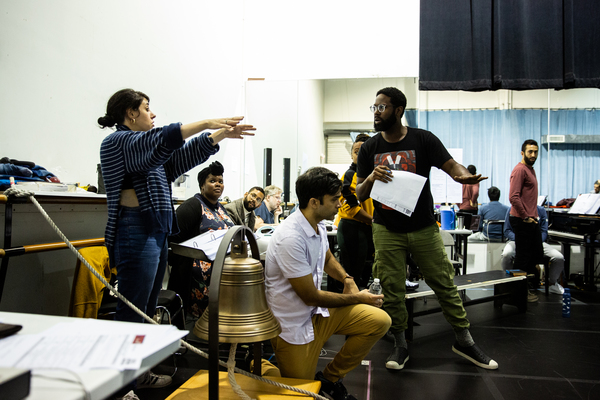 Director Rachel Chavkin and Puppet Designer Eric Avery Photo