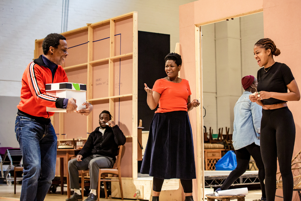 Photo Flash: Take a Look Inside Rehearsals for the National Theatre's THREE SISTERS 