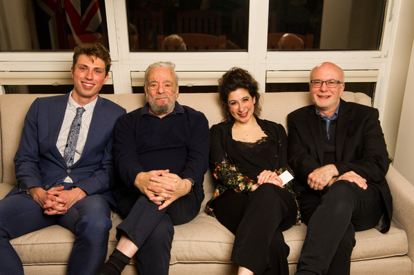 Jamie Bogyo, Stephen Sondheim, Jenna Augen and Larry Yurman
 Photo