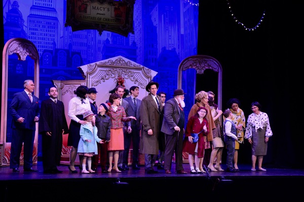 The Cast of Miracle on 34th Street that includes-Demi Alert, Zach Atkinson, Tiffan Bo Photo
