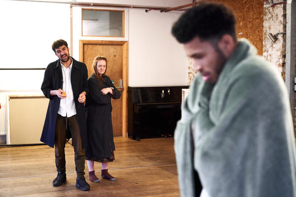 Photo Flash: Inside Rehearsal For HUNGER at Arcola 