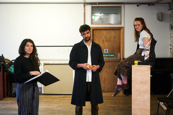 Photo Flash: Inside Rehearsal For HUNGER at Arcola Image