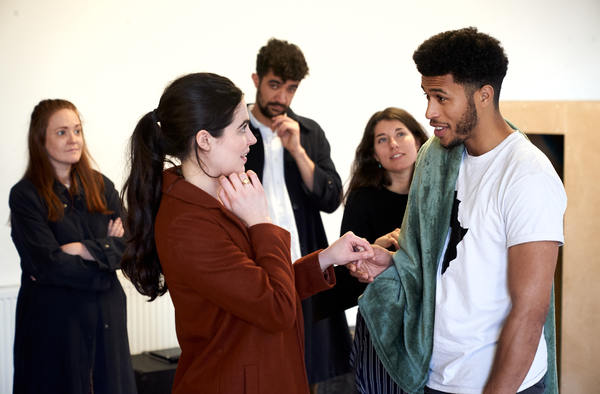 Photo Flash: Inside Rehearsal For HUNGER at Arcola Image
