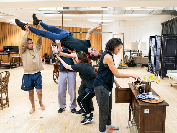 Photo Flash: Inside Rehearsal For THE OCEAN AT THE END OF THE LANE at the National Theatre 