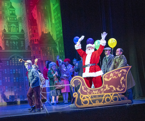 Tony Triano as Santa Claus and Cast Photo