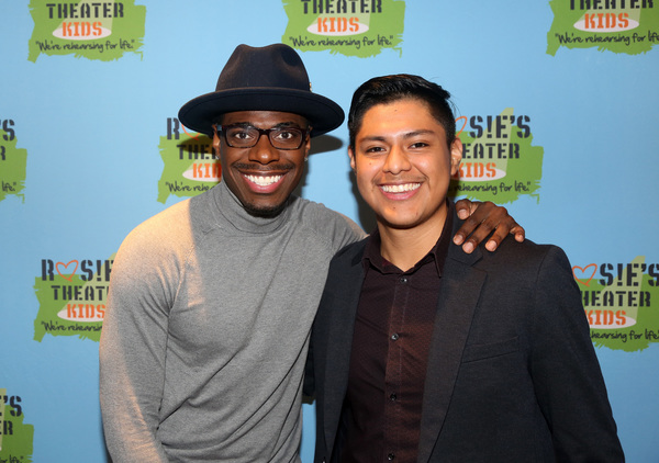NEW YORK, NEW YORK - NOVEMBER 18: Jawan M Jackson and guest pose at the 2019 Rosie's  Photo