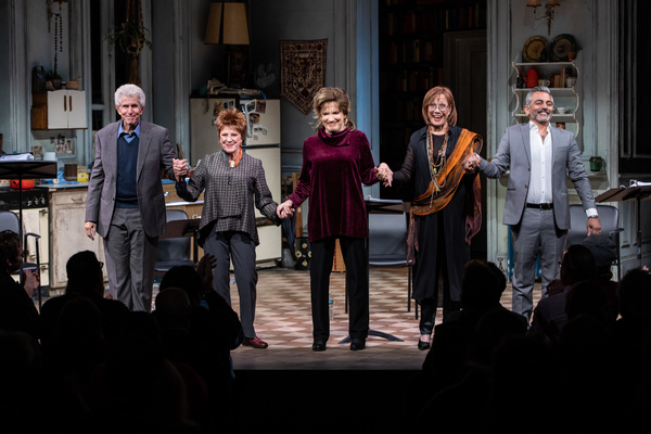 Tony Roberts, Linda Lavin, Charles Busch, Michele Lee, Anil Kumar Photo