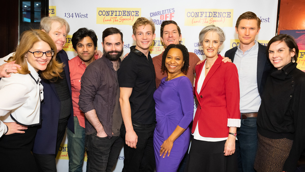 Photo Flash: Inside Opening Night of CONFIDENCE (AND THE SPEECH) at Theatre Row Image