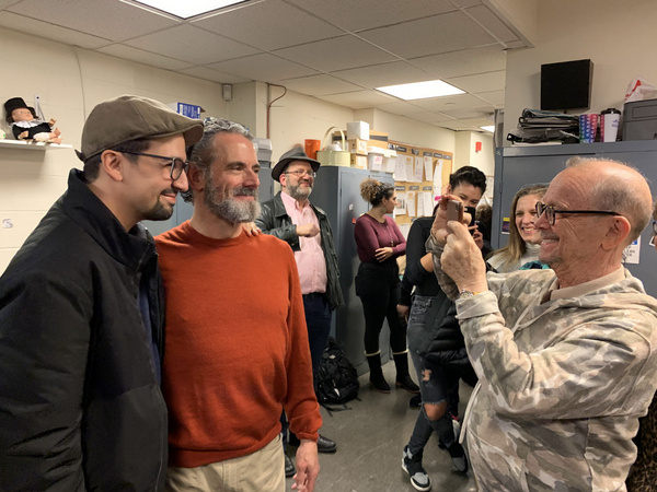 Photo Flash: Lin-Manuel Miranda Visits FIDDLER ON THE ROOF IN YIDDISH Image