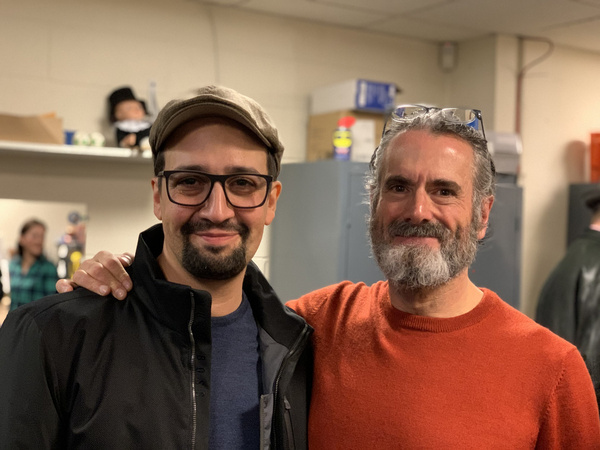 Photo Flash: Lin-Manuel Miranda Visits FIDDLER ON THE ROOF IN YIDDISH Image
