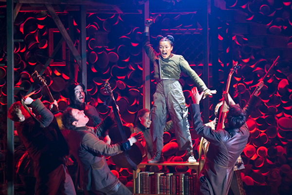 Dorcas Leung (Despereaux) with (l to r) Matt Nuernberger (Botticelli), Ben Ferguson ( Photo