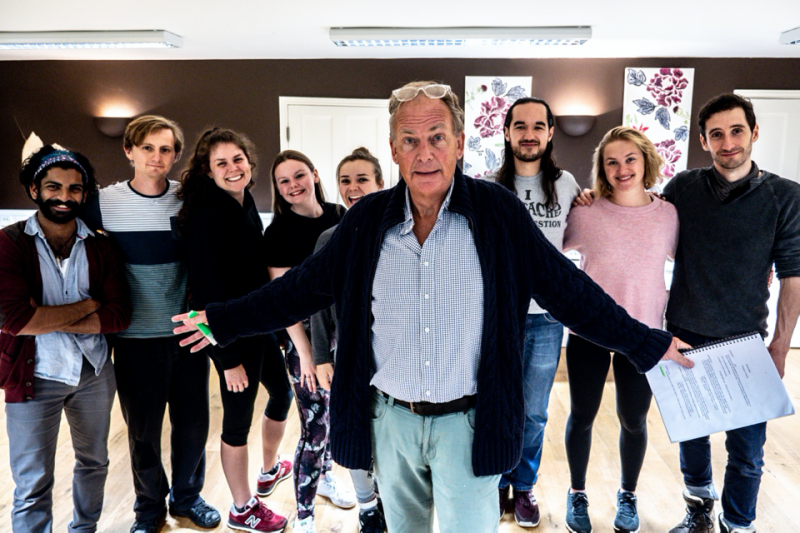 Photo Flash: First Look at Patrick Ryecart in Rehearsal for A CHRISTMAS CAROL at The Barn Theatre 
