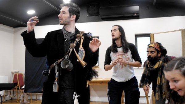 Photo Flash: First Look at Patrick Ryecart in Rehearsal for A CHRISTMAS CAROL at The Barn Theatre 