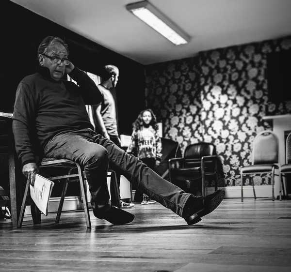 Photo Flash: First Look at Patrick Ryecart in Rehearsal for A CHRISTMAS CAROL at The Barn Theatre 