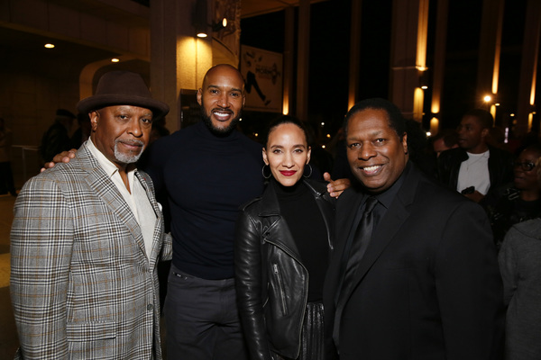 From left, actors James Pickens Jr., Henry Simmons, Sophina Brown and Wren Brown atte Photo