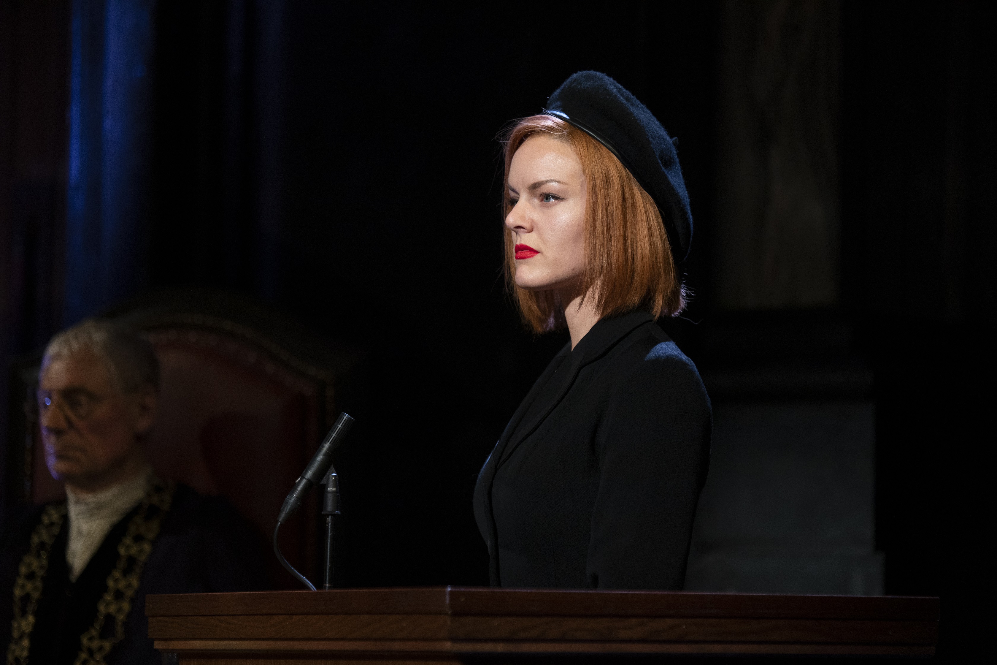 Interview: Actors Taz Skylar and Alexandra Guelff Talk WITNESS FOR THE PROSECUTION Image